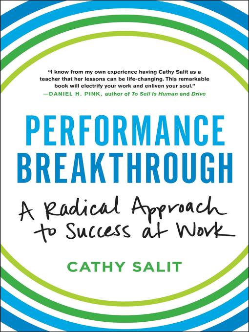 Title details for Performance Breakthrough by Cathy Rose Salit - Available